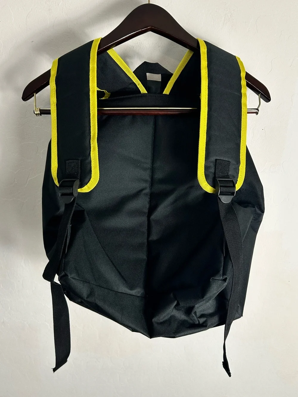 Disney Black Backpack with Yellow Trim - Mickey Mouse Patch
